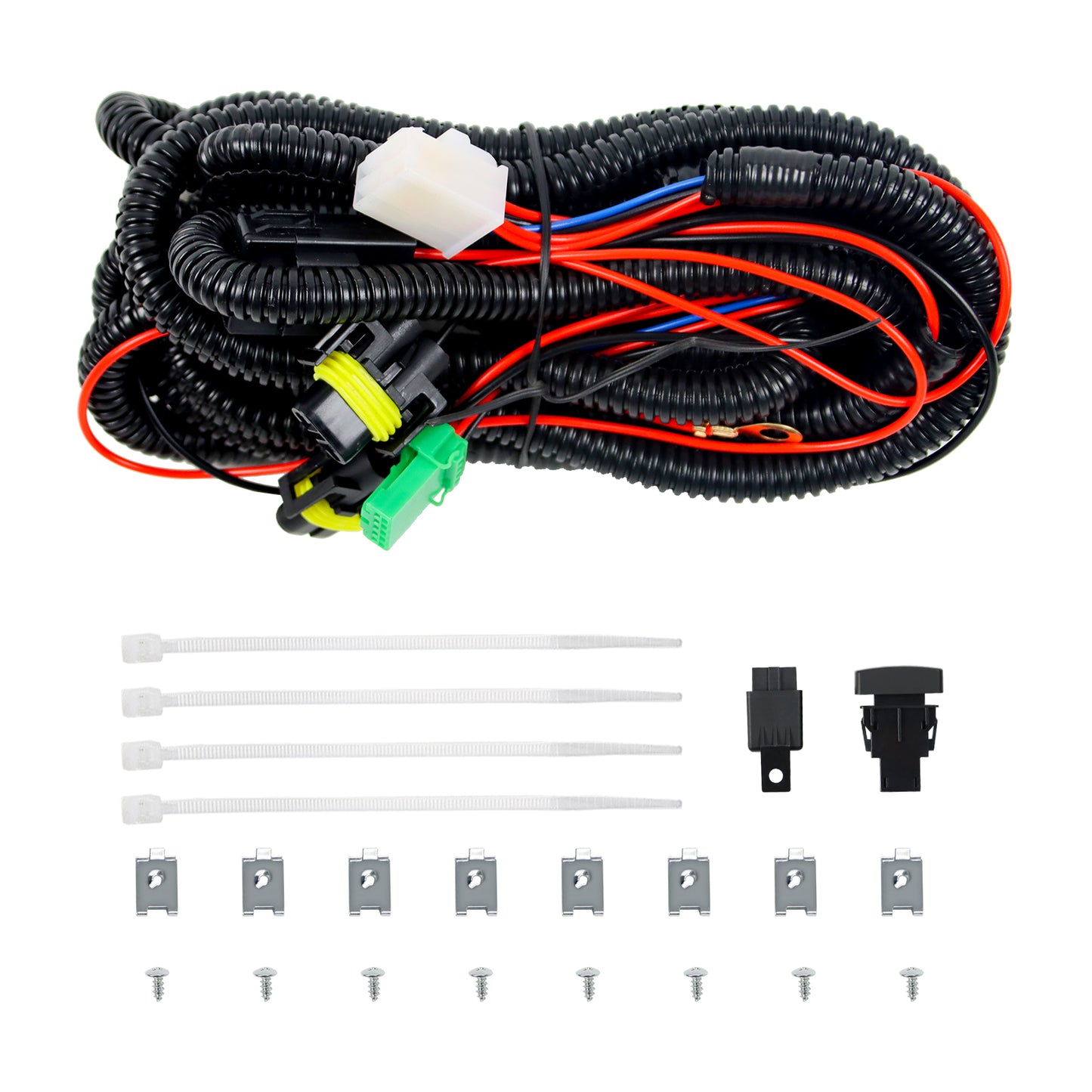 Fog Light compatible with 2016-2022 Toyota Tacoma W/ Bulbs,w/ Switch&Wiring