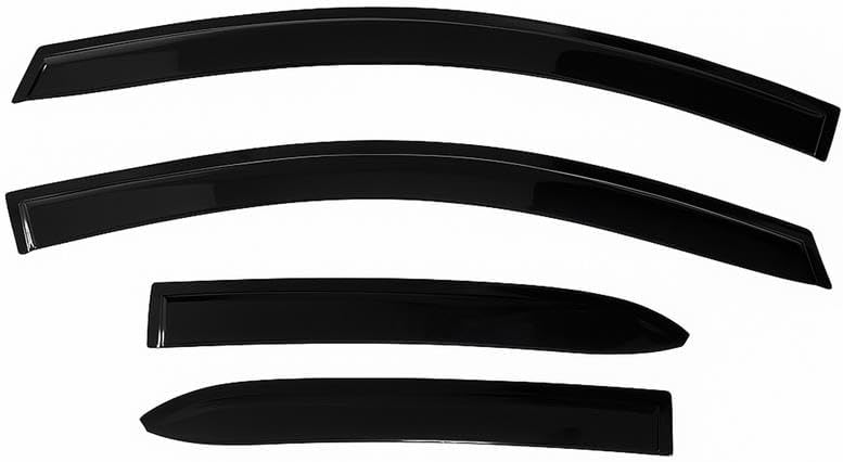 2019-2026 Tape-on Rain Guards for Toyota Corolla Hatchback Side Window Deflector Visors SE Nightshade XSE Durable Tinted Vent Shade 2020 2021 2022 2023 2024 2025