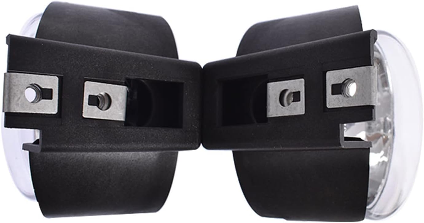 2-Pack Fog Lights with Bulbs Replacement compatible with Dakota 1997-2000 Replacement for Durango 1998-2000 CH2592104 CH2593104