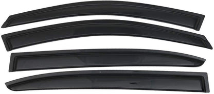 4pcs Window Visors Compatible with 2013-2017 Honda Accord 9th Gen Sedan Only, Acrylic Smoked JDM Stick On External Wind Deflectors