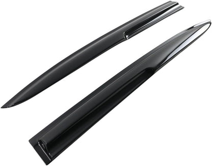4pcs Window Visors Compatible with 2013-2017 Honda Accord 9th Gen Sedan Only, Acrylic Smoked JDM Stick On External Wind Deflectors