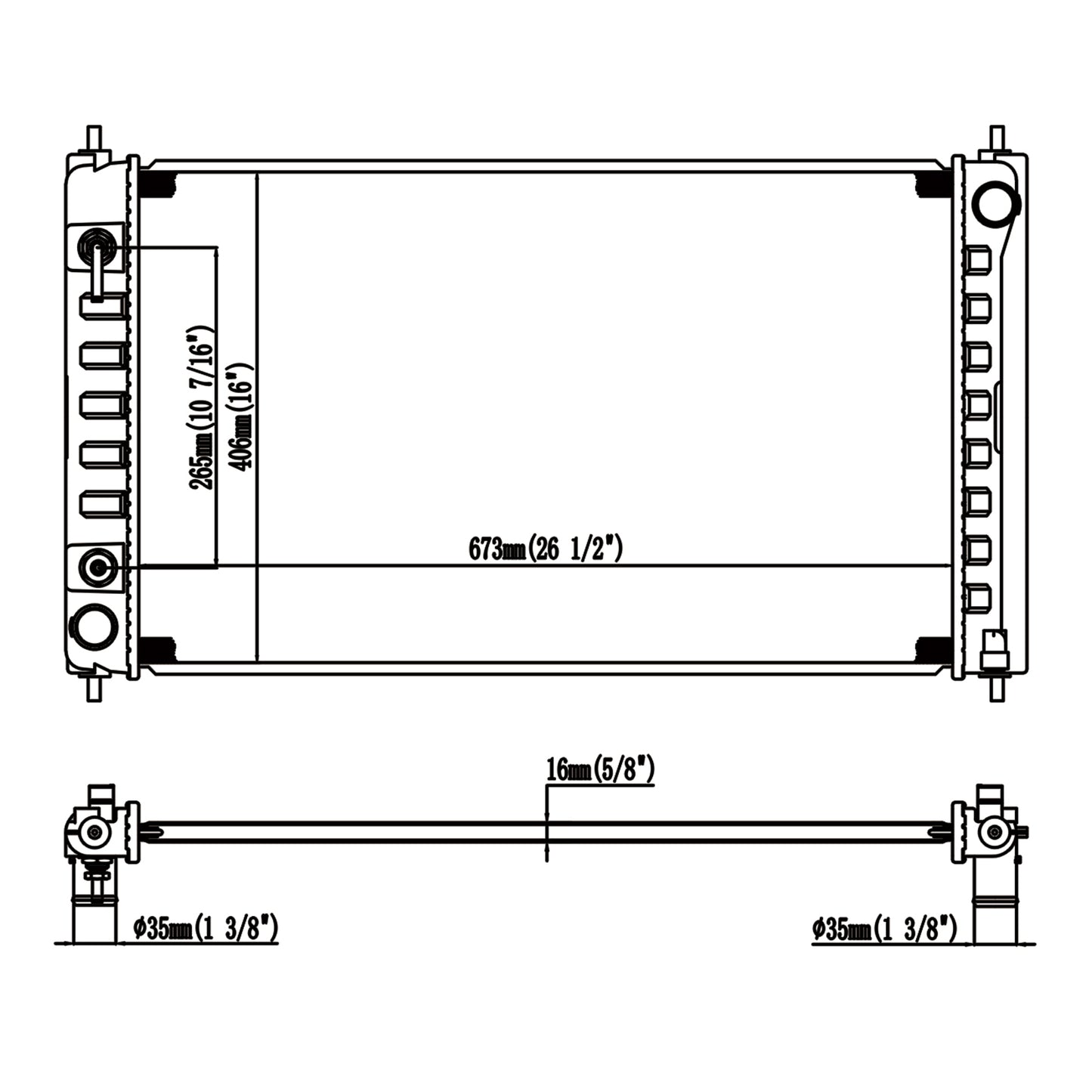 RADIATOR 2988 compatible with 2007-2019 NISSAN ALTIMA 2.5 3.5 L4 V6