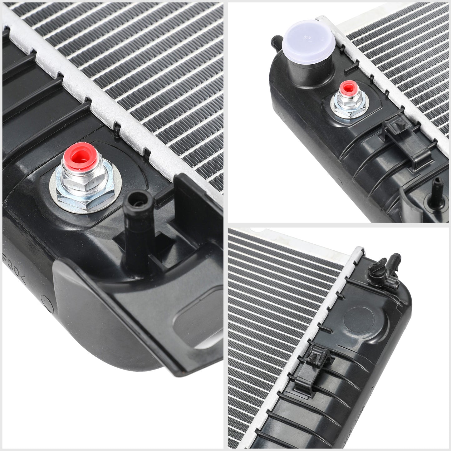 34'' Radiator compatible with Chevy Silverado 1500 GMC Yukon Cadillac Escalade 4.8 5.3L 6.0L 2423