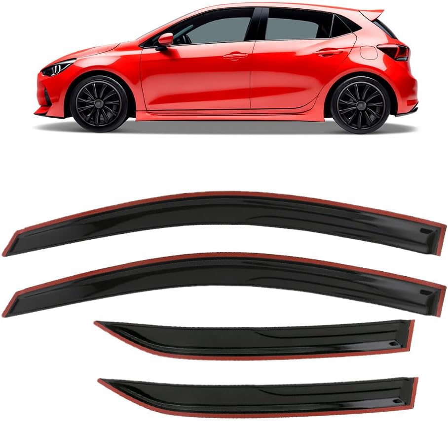 4pc Set Rain Guards fits for 2009 2010 2011 2012 2013 Toyota Corolla Window Visor Deflector
