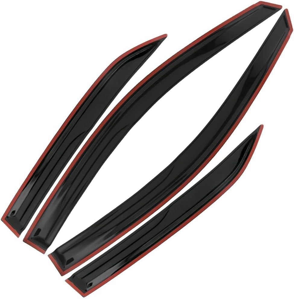 4pc Set Rain Guards fits for 2009 2010 2011 2012 2013 Toyota Corolla Window Visor Deflector