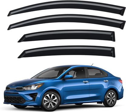 Window Visors Rain Guards for Chevy Tahoe/GMC Yukon 2000-2006, Out-Channel Window Vent Wind Deflectors Visors Shades for 2002-2006 Cadillac Escalade