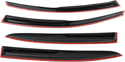 4pcs Window Visors Compatible with 2013-2017 Honda Accord 9th Gen Sedan Only, Acrylic Smoked JDM Stick On External Wind Deflectors