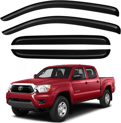 Window Visors Rain Guards for Chevy Tahoe/GMC Yukon 2000-2006, Out-Channel Window Vent Wind Deflectors Visors Shades for 2002-2006 Cadillac Escalade