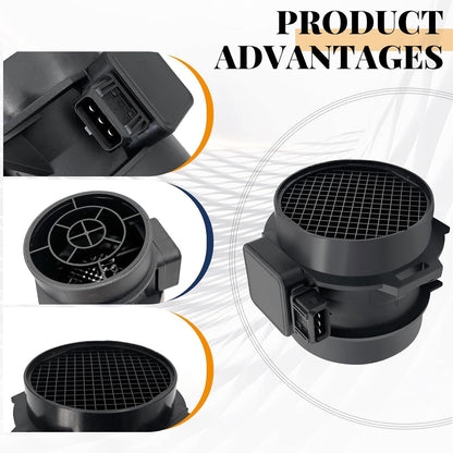 Air Flow Sensor MAF Sensor 28164-37200 [6Cyl 2.5L 2.7L] Compatible with 2001-2005 Hyundai Sonata, 2005-2009 Tucson, 2001-2006 Santa Fe, 2003-2008 Tiburon & 2001-2006 Kia Optima