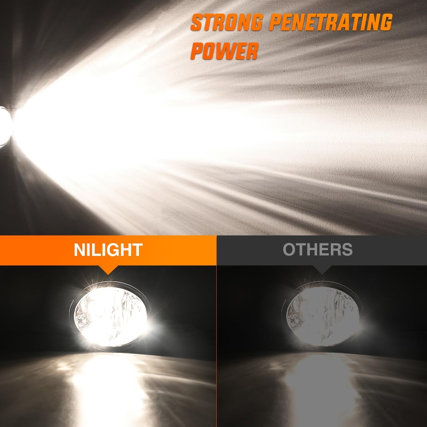 Fog Lights Assembly Compatible with 2001 2002 2003 2004 2005 2006 2007 Toyota Sequoia 2000-2006 Tundra(NOT fit steel front bumper models) w/9006 12V 51W Bulbs Clear Lens