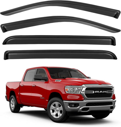 Window Visors Rain Guards for Chevy Tahoe/GMC Yukon 2000-2006, Out-Channel Window Vent Wind Deflectors Visors Shades for 2002-2006 Cadillac Escalade