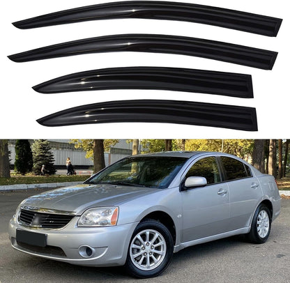 Window Visors Rain Guards for Chevy Tahoe/GMC Yukon 2000-2006, Out-Channel Window Vent Wind Deflectors Visors Shades for 2002-2006 Cadillac Escalade