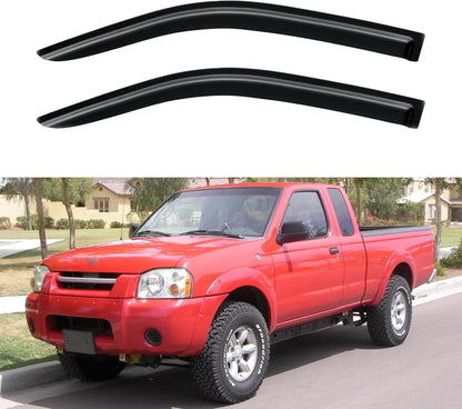Window Visors Rain Guards for Chevy Tahoe/GMC Yukon 2000-2006, Out-Channel Window Vent Wind Deflectors Visors Shades for 2002-2006 Cadillac Escalade