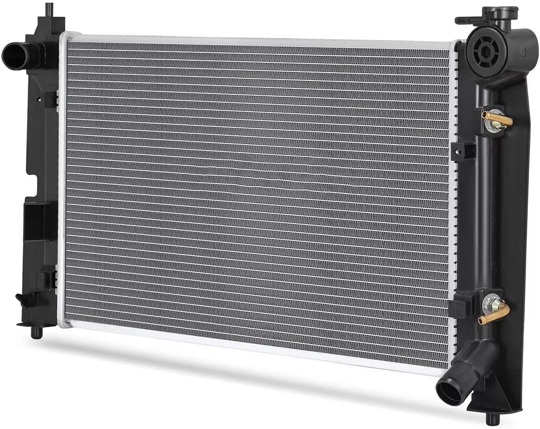 Aluminum Radiator | Compatible with Jeep WRANGLER 3.8 V6,2007-2009 | 22mm Core Thickness | Replaces CU2957