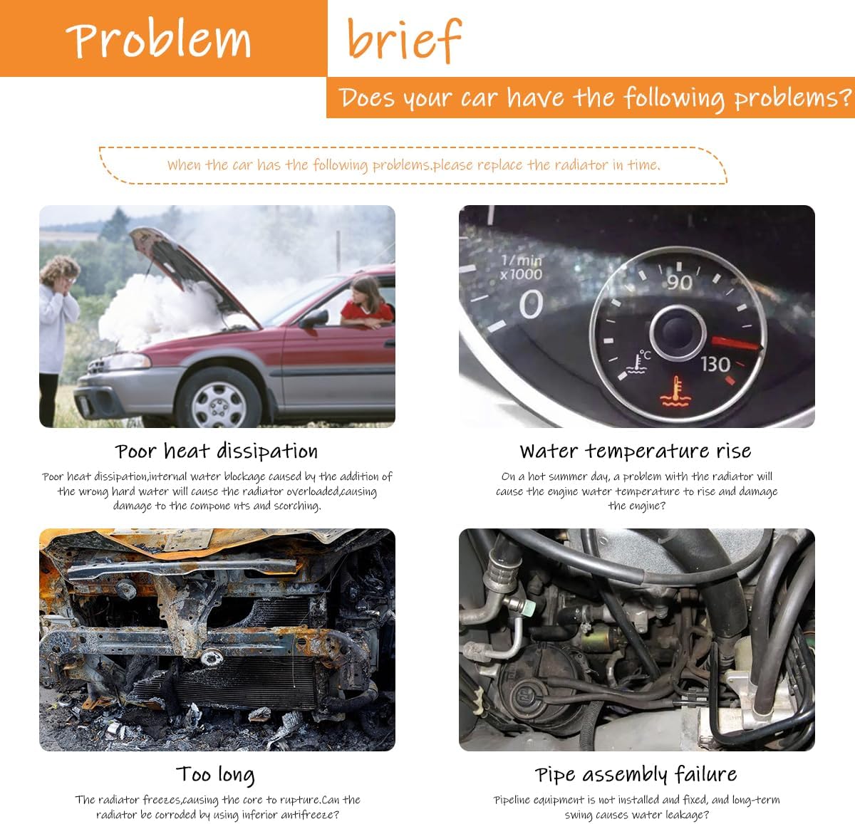 Aluminum Radiator | Compatible with Jeep WRANGLER 3.8 V6,2007-2009 | 22mm Core Thickness | Replaces CU2957