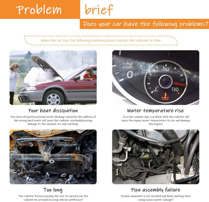 Aluminum Radiator | Compatible with Jeep WRANGLER 3.8 V6,2007-2009 | 22mm Core Thickness | Replaces CU2957