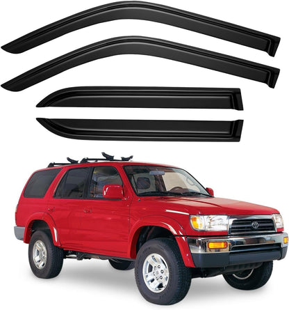 Window Visors Rain Guards for Chevy Tahoe/GMC Yukon 2000-2006, Out-Channel Window Vent Wind Deflectors Visors Shades for 2002-2006 Cadillac Escalade