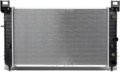 Aluminum Radiator | Compatible with Jeep WRANGLER 3.8 V6,2007-2009 | 22mm Core Thickness | Replaces CU2957
