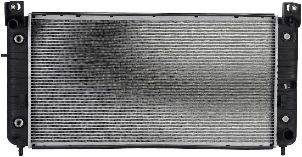 Aluminum Radiator | Compatible with Jeep WRANGLER 3.8 V6,2007-2009 | 22mm Core Thickness | Replaces CU2957