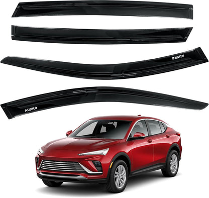 4pcs Rain Guards for 2024-2026 Toyota Tacoma Double Cab, Easy-to-Install Rain Guards for Car Window - Out-Channel Vent Visors Accessories for Truck, Side Window Wind Deflectors & Visors