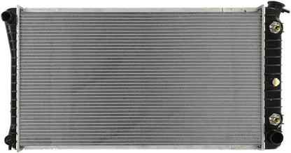 Aluminum Radiator | Compatible with Jeep WRANGLER 3.8 V6,2007-2009 | 22mm Core Thickness | Replaces CU2957