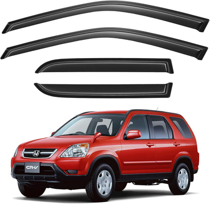 Window Visors Rain Guards for Chevy Tahoe/GMC Yukon 2000-2006, Out-Channel Window Vent Wind Deflectors Visors Shades for 2002-2006 Cadillac Escalade
