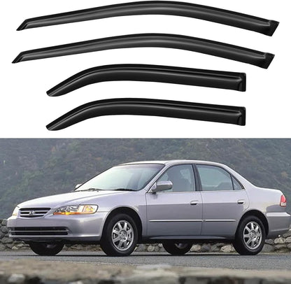 Window Visors Rain Guards for Chevy Tahoe/GMC Yukon 2000-2006, Out-Channel Window Vent Wind Deflectors Visors Shades for 2002-2006 Cadillac Escalade