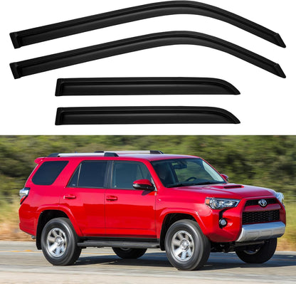 Window Visors Rain Guards for Chevy Tahoe/GMC Yukon 2000-2006, Out-Channel Window Vent Wind Deflectors Visors Shades for 2002-2006 Cadillac Escalade