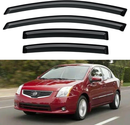 Window Visors Rain Guards for Chevy Tahoe/GMC Yukon 2000-2006, Out-Channel Window Vent Wind Deflectors Visors Shades for 2002-2006 Cadillac Escalade