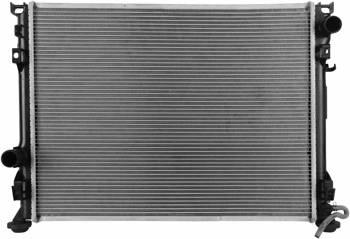 Aluminum Radiator | Compatible with Jeep WRANGLER 3.8 V6,2007-2009 | 22mm Core Thickness | Replaces CU2957