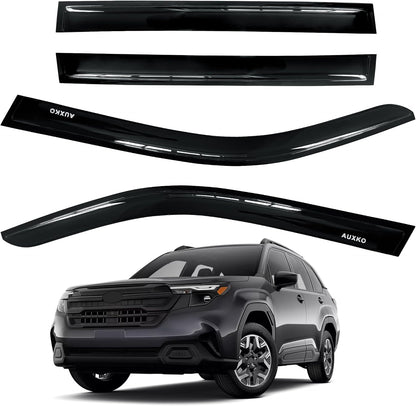 4pcs Rain Guards for 2024-2026 Toyota Tacoma Double Cab, Easy-to-Install Rain Guards for Car Window - Out-Channel Vent Visors Accessories for Truck, Side Window Wind Deflectors & Visors