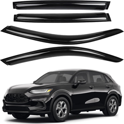 4pcs Rain Guards for 2024-2026 Toyota Tacoma Double Cab, Easy-to-Install Rain Guards for Car Window - Out-Channel Vent Visors Accessories for Truck, Side Window Wind Deflectors & Visors