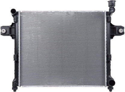 Aluminum Radiator | Compatible with Jeep WRANGLER 3.8 V6,2007-2009 | 22mm Core Thickness | Replaces CU2957
