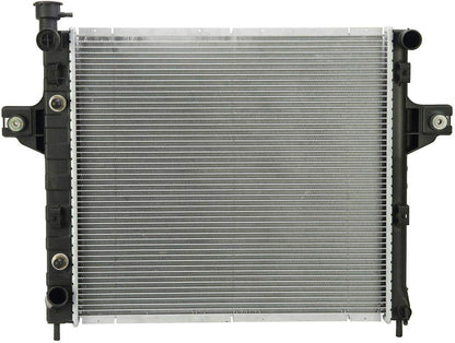 Aluminum Radiator | Compatible with Jeep WRANGLER 3.8 V6,2007-2009 | 22mm Core Thickness | Replaces CU2957