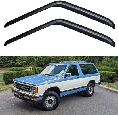 Window Visors Rain Guards for Chevy Tahoe/GMC Yukon 2000-2006, Out-Channel Window Vent Wind Deflectors Visors Shades for 2002-2006 Cadillac Escalade
