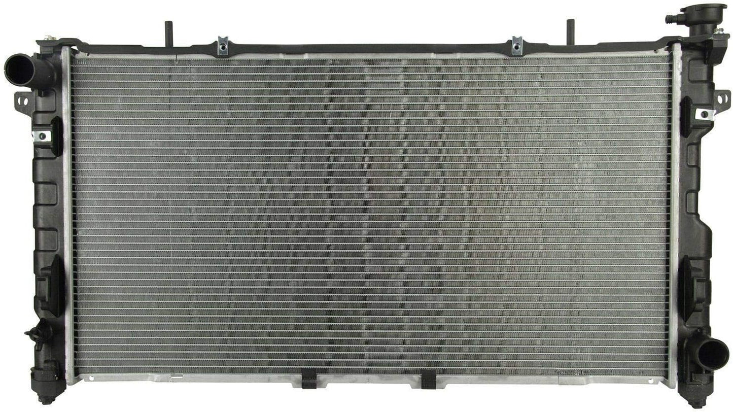Aluminum Radiator | Compatible with Jeep WRANGLER 3.8 V6,2007-2009 | 22mm Core Thickness | Replaces CU2957