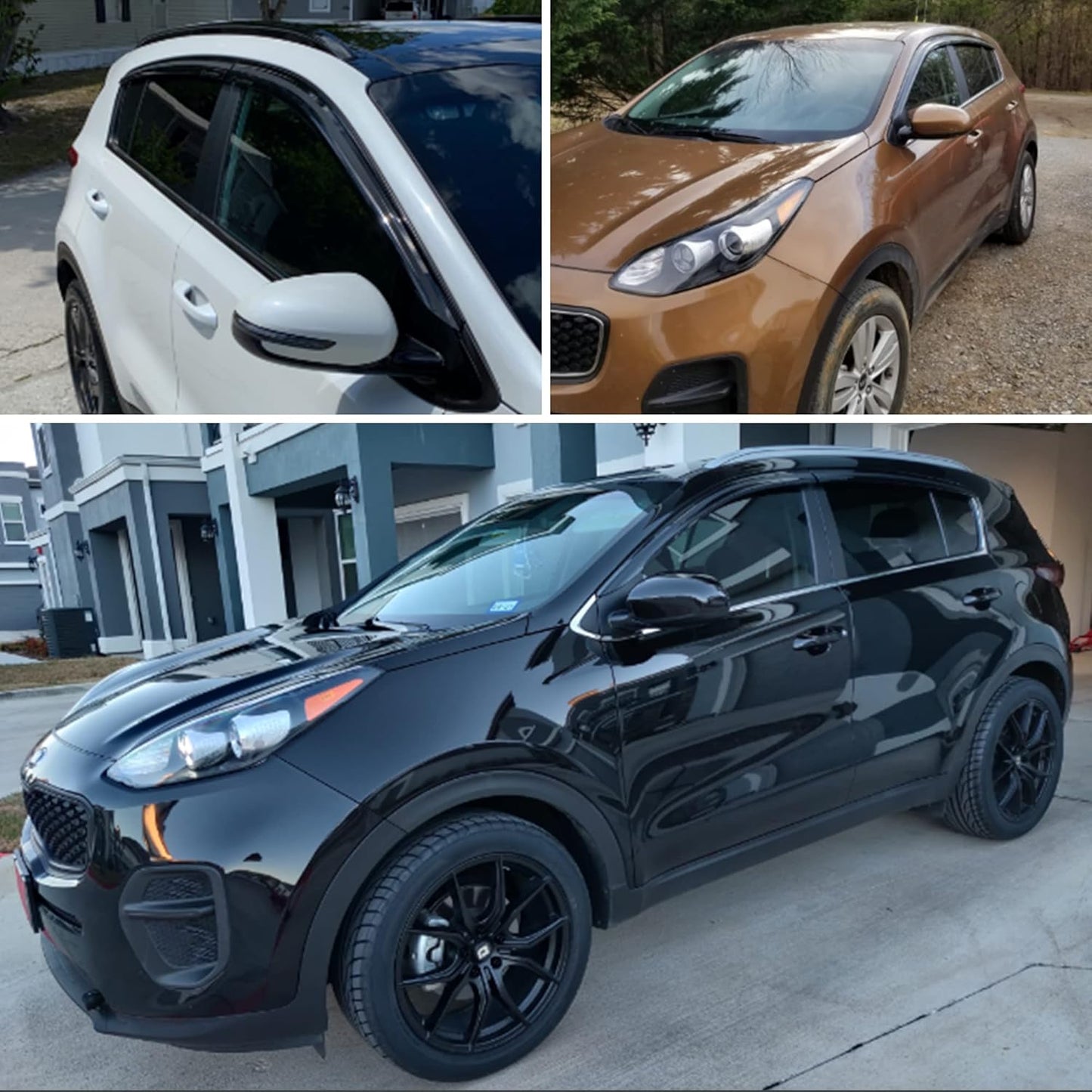 4pcs Rain Guards for 2024-2026 Toyota Tacoma Double Cab, Easy-to-Install Rain Guards for Car Window - Out-Channel Vent Visors Accessories for Truck, Side Window Wind Deflectors & Visors