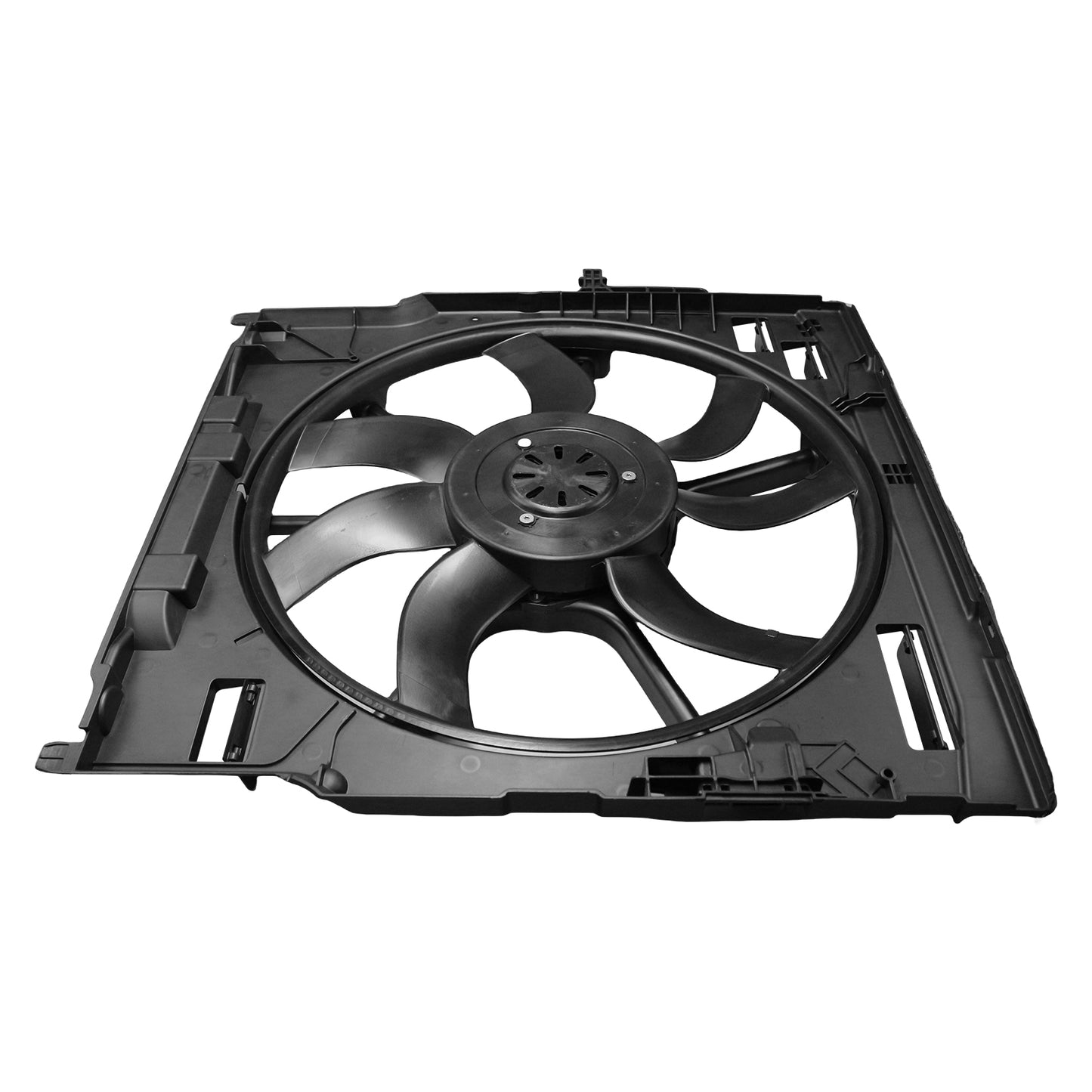 Cooling Fan Assembly 17427634467 compatible with 2013-2015 BMW X5 Engine Radiator