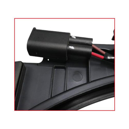 Cooling Fan Assembly 17427634467 compatible with 2013-2015 BMW X5 Engine Radiator