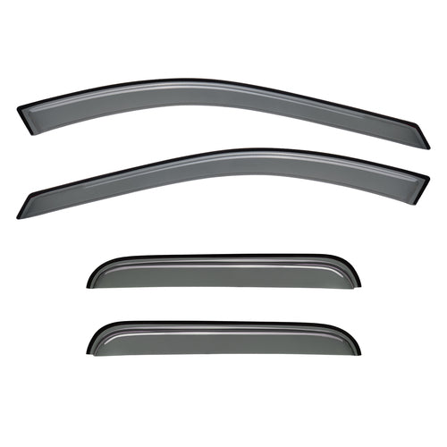 4pcs Window Visors compatible with 2004-2008 Acura TL 4D/4Dr Sedan Sun Rain Guard Vent Shade