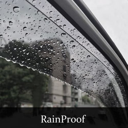 4pcs Window Visors compatible with 2004-2008 Acura TL 4D/4Dr Sedan Sun Rain Guard Vent Shade