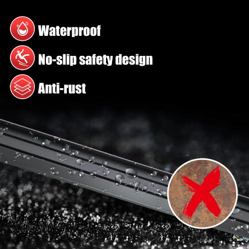 Side Step Nerf Bars Running Boards compatible with 2016-2022 Honda Pilot Aluminum,L+R