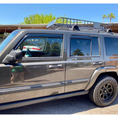 4pcs Window Visor Wind Deflector in-Channel compatible with 2006 - 2010 Jeep Commander