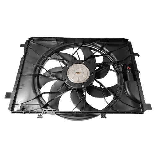 Radiator Cooling Fan Assembly compatible with Mercedes E350 C350 GLK350 2010-2015 2045000293