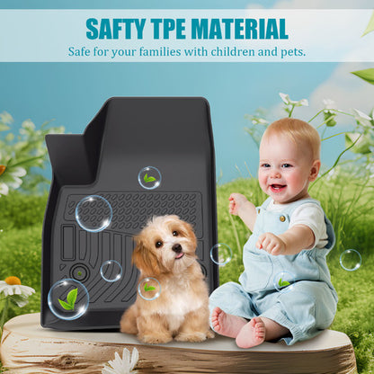 Floor Liner Floor Mats compatible with 2017-2022 GMC Acadia / Acadia Denali