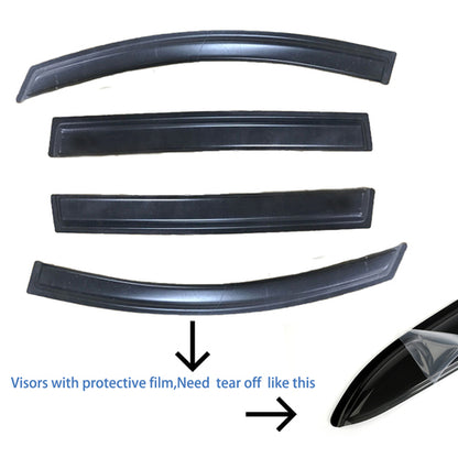4pcs Outside Mount Style Window Visor compatible with 2008-2013 Toyota Highlander