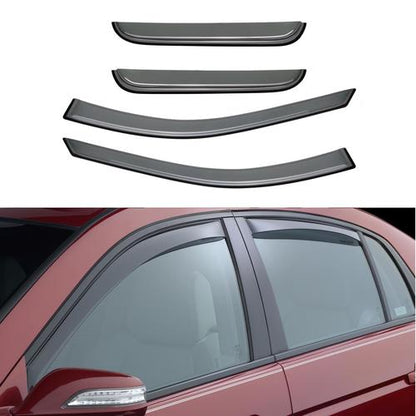 4pcs Window Visors compatible with 2004-2008 Acura TL 4D/4Dr Sedan Sun Rain Guard Vent Shade