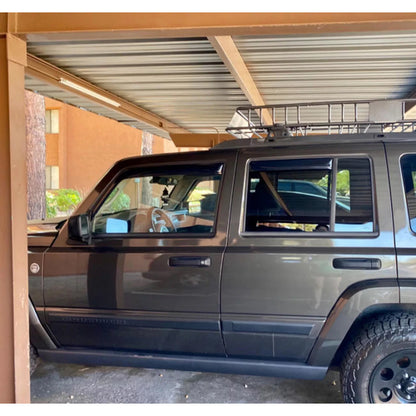 4pcs Window Visor Wind Deflector in-Channel compatible with 2006 - 2010 Jeep Commander