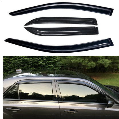 4Pcs Window Rain Guards Deflectors Window Visor compatible with 2011 - 2023 Chrysler 300