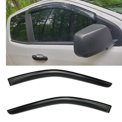 2Pcs Window Wind Deflector visors compatible with 2015-2022 Chevrolet Colorado & GMC Canyon